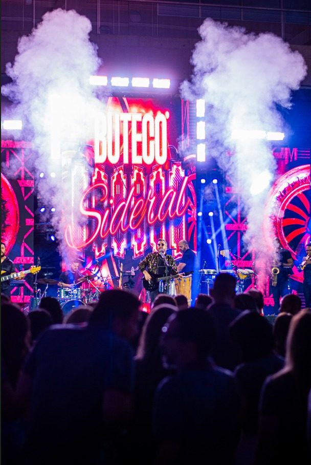 Banda Sideral no palco