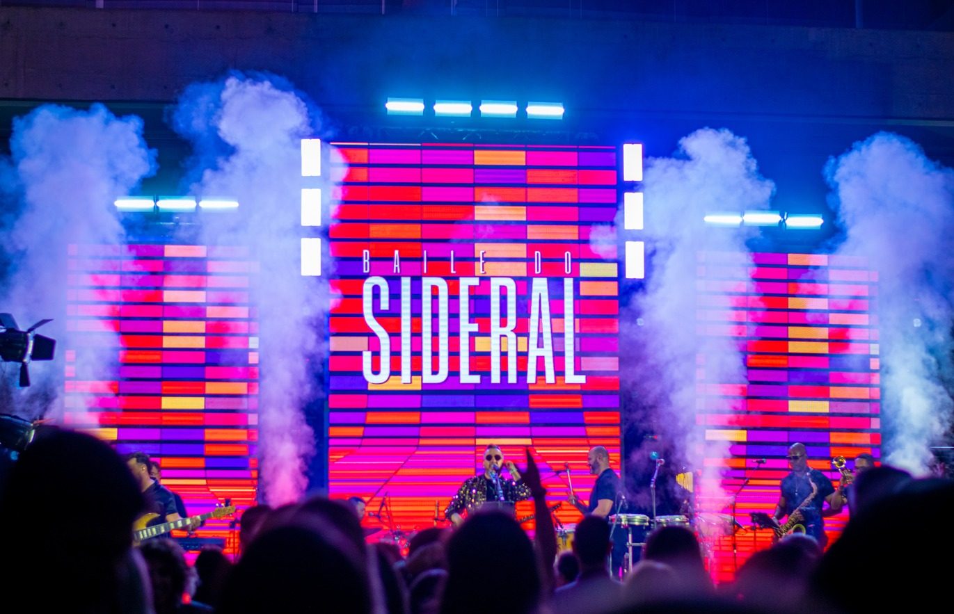 Banda Sideral no palco